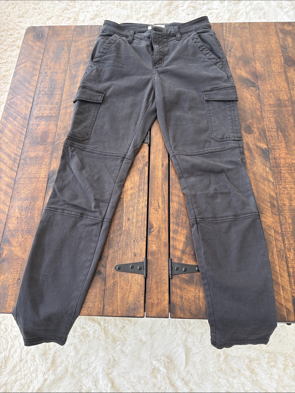 H&M Women’s Dark Gray Cargo Pants